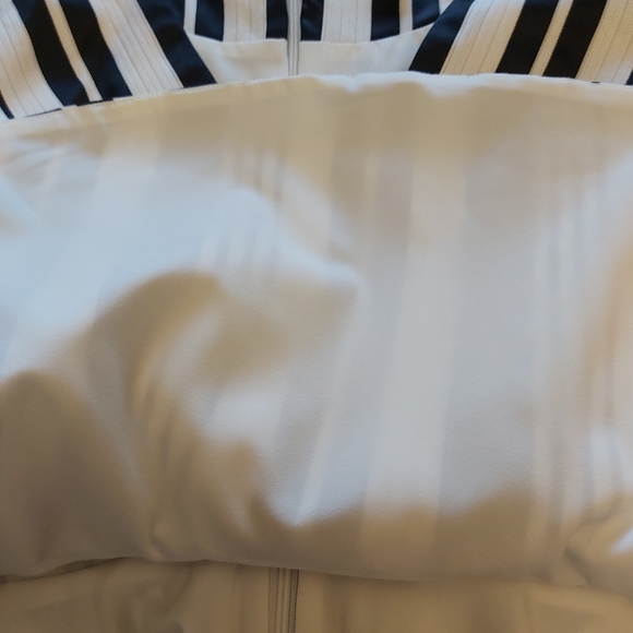 B&W Striped V-Neck Top - Boston Proper - Picture 12 of 12